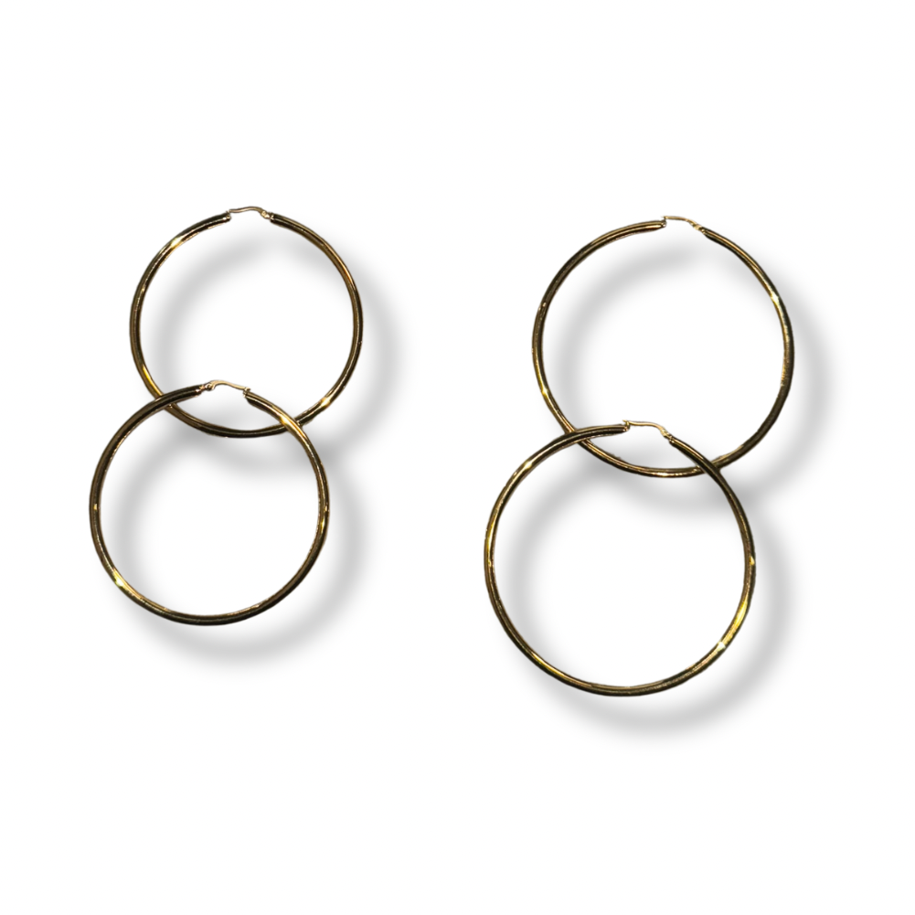90s Fine Hoops