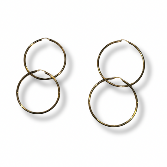 90s Fine Hoops