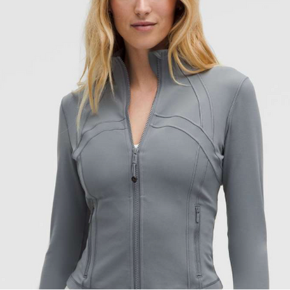 Lululemon Grey Full Zip Define Leggings Set