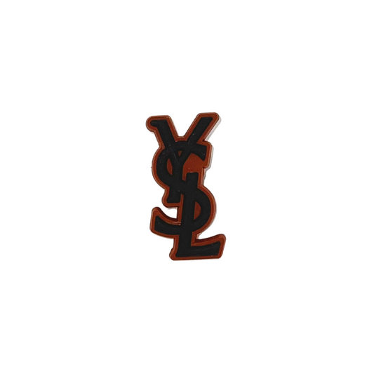 YSL - Brown Croc Klip