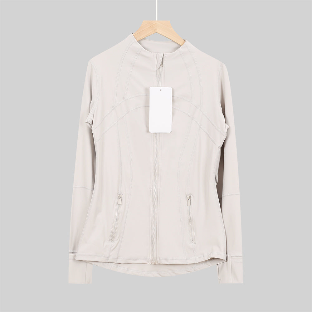 Lululemon Bone Full Zip Define Leggings Set