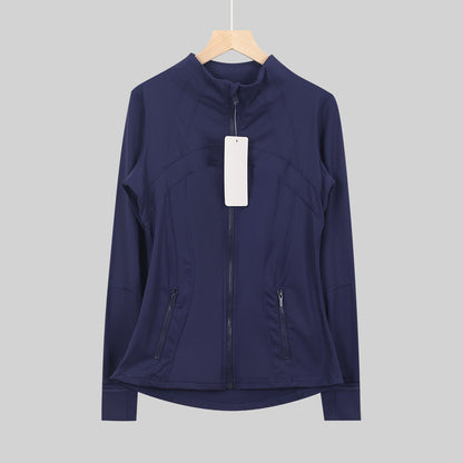 Lululemon Navy Blue Full Zip Define Leggings Set