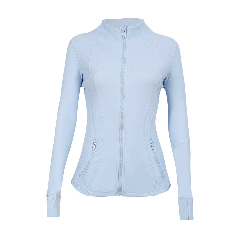 Lululemon Serene Blue Full Zip Define Leggings Set