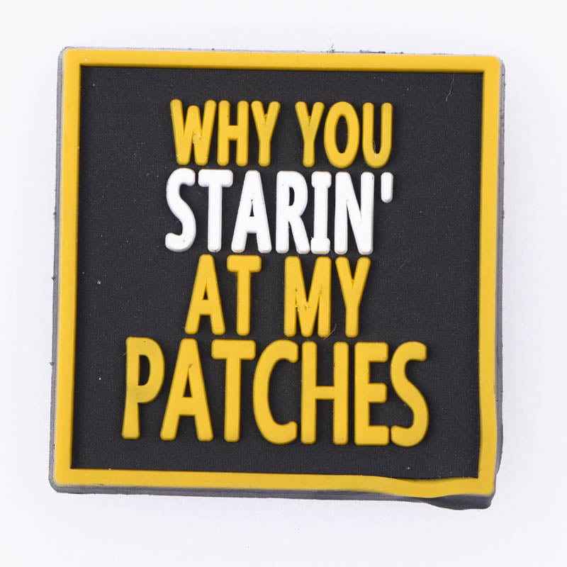 Staring @ My Patches Croc Klip