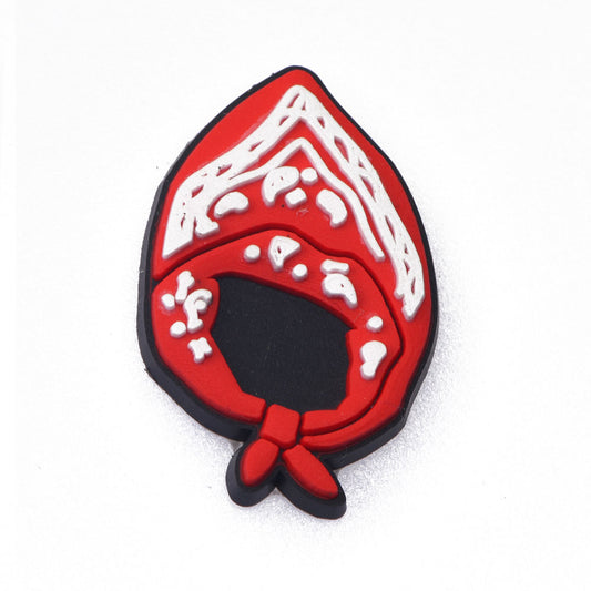 Red Bandana Flag Croc Klip
