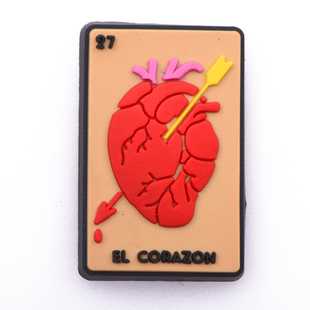 El Corazon Tarot Card Croc Klip