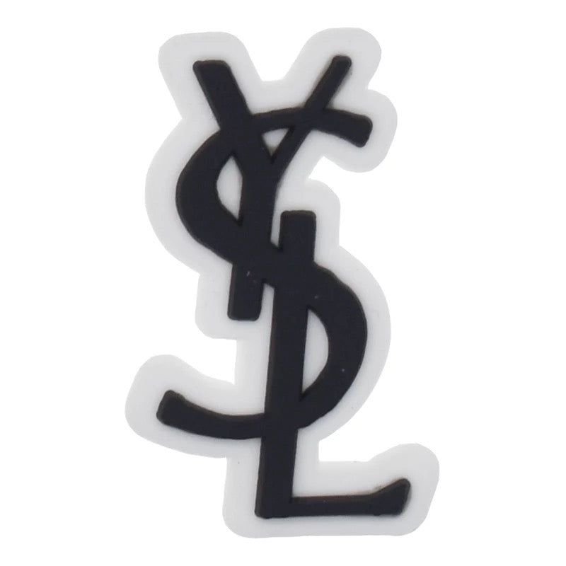 YSL - Black Croc Klip