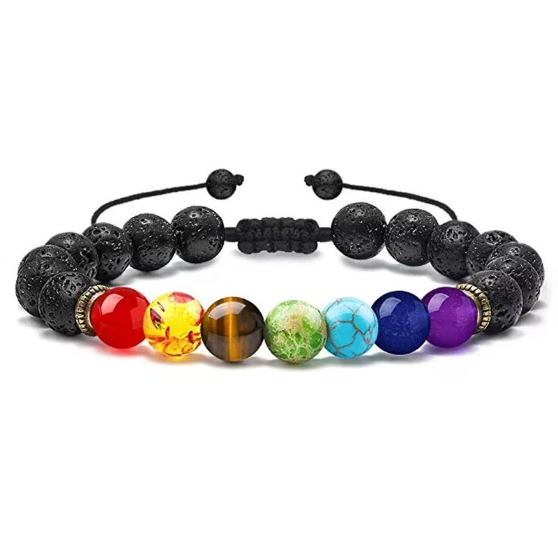 Chakra Beaded Buddha Bracelet