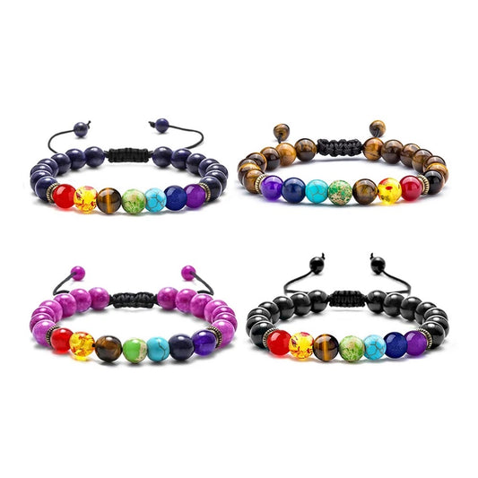 Chakra Beaded Buddha Bracelet