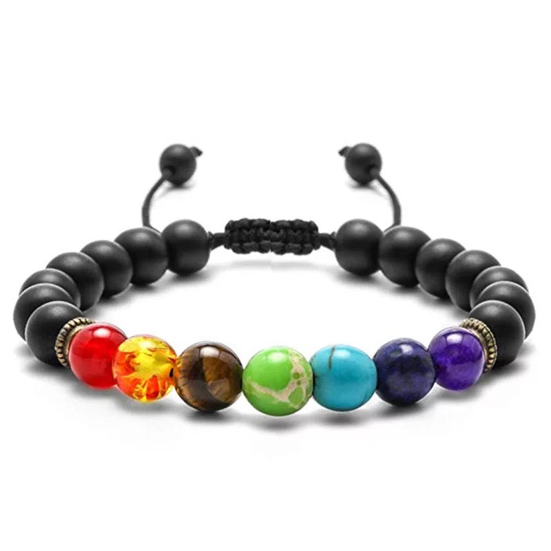 Chakra Beaded Buddha Bracelet