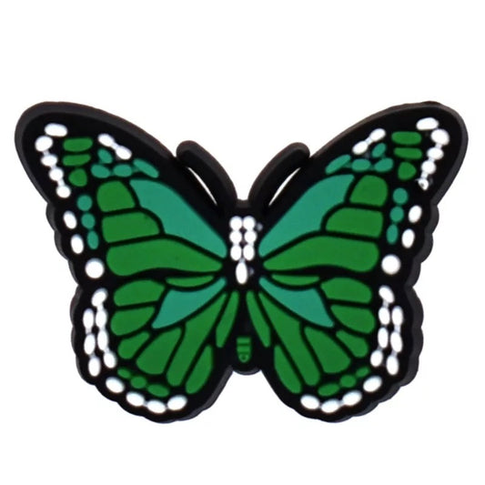 Big Green Butterfly Croc Klip