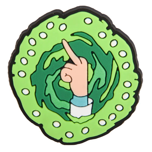 Rick Middle Finger Croc Klip