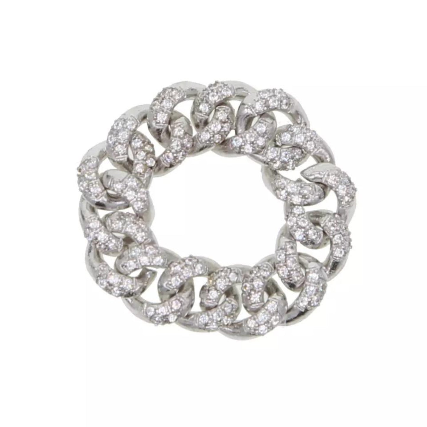 Luxe Icy Cuban Link Ring