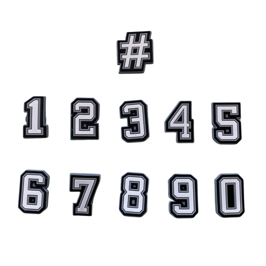 Numbers Croc Klips