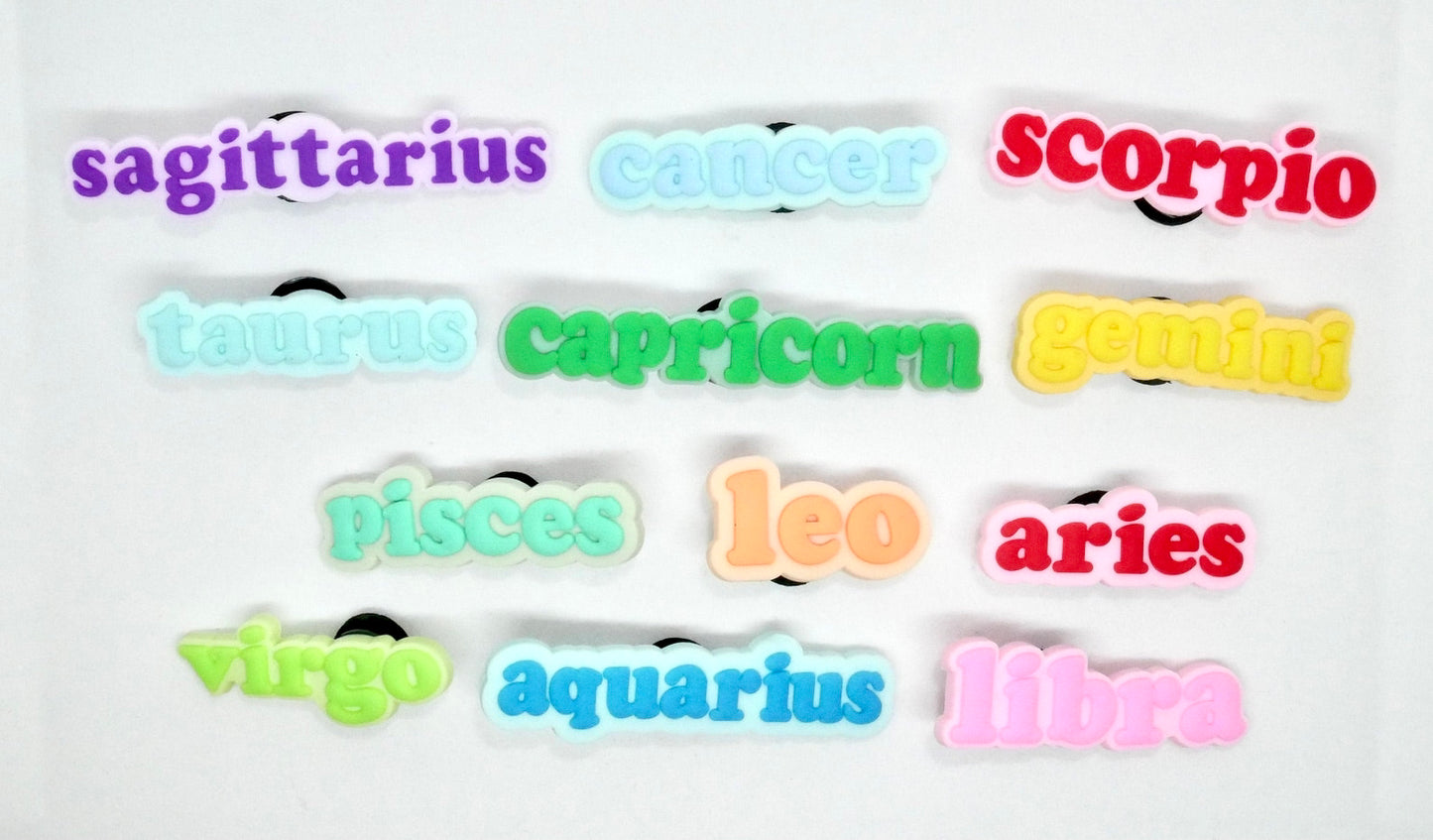 Zodiac Sign Croc Klips