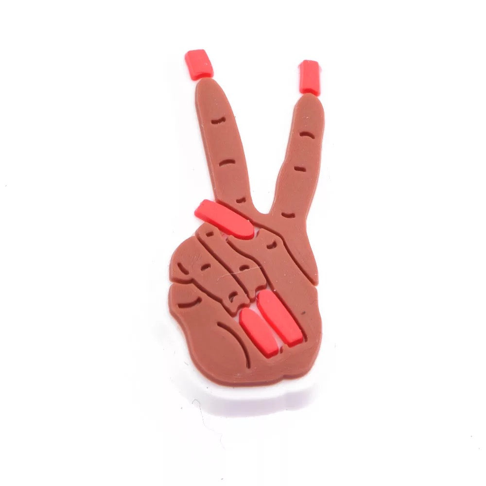 Peace Out Croc Klip