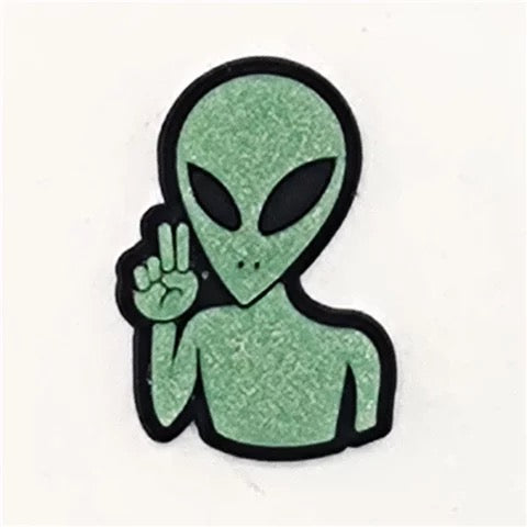 Come in Peace Croc Klip