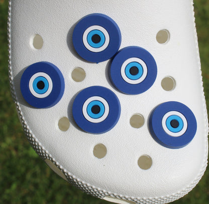 Evil Eye - Blue Croc Klip