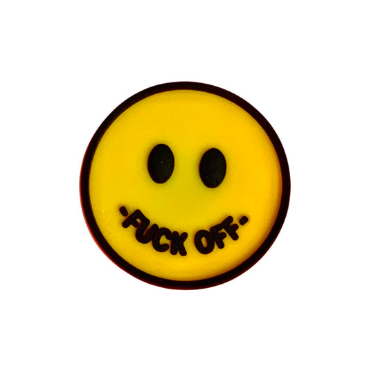 F*CK OFF Smiley Croc Klip