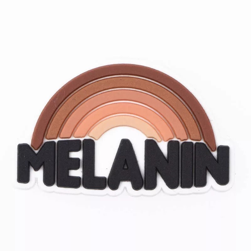 Melanin Rainbow Croc Klip