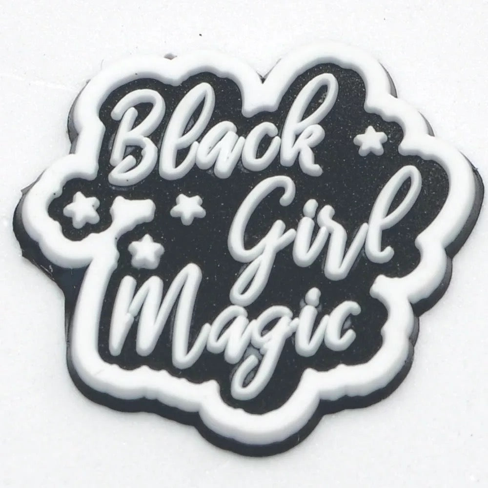 Black Girl Magic Croc Klip