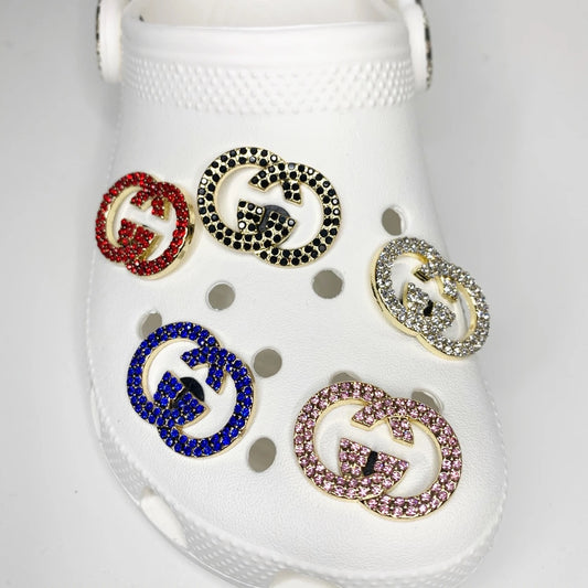 White Gold Gucci Croc Klip